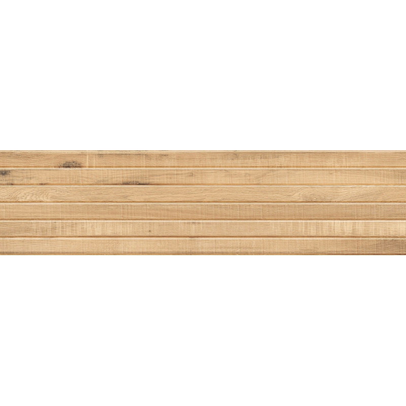 Mexen Western Wood Grès émaillé beige rectifié G1, carreau mural ressemblant au bois 120 x 30 cm, mat - TL702-120-030-55