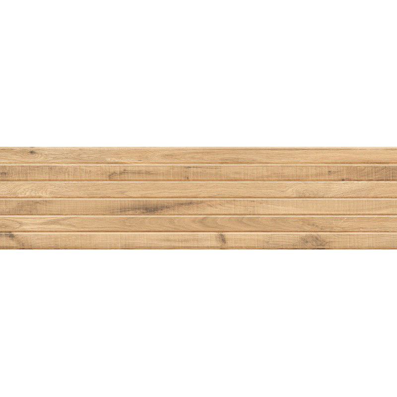 Mexen Western Wood Grès émaillé beige rectifié G1, carreau mural ressemblant au bois 120 x 30 cm, mat - TL702-120-030-55