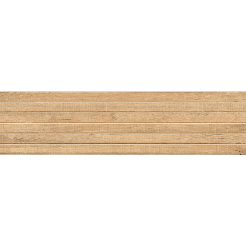 Mexen Western Wood Grès émaillé beige rectifié G1, carreau mural ressemblant au bois 120 x 30 cm, mat - TL702-120-030-55