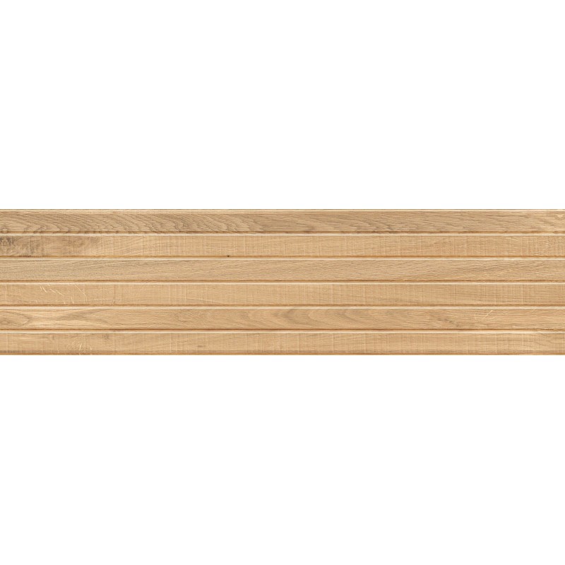 Mexen Western Wood Grès beige émaillé rectifié G1, carreau mural imitation bois 120 x 30 cm, mat - TL702-120-030-55