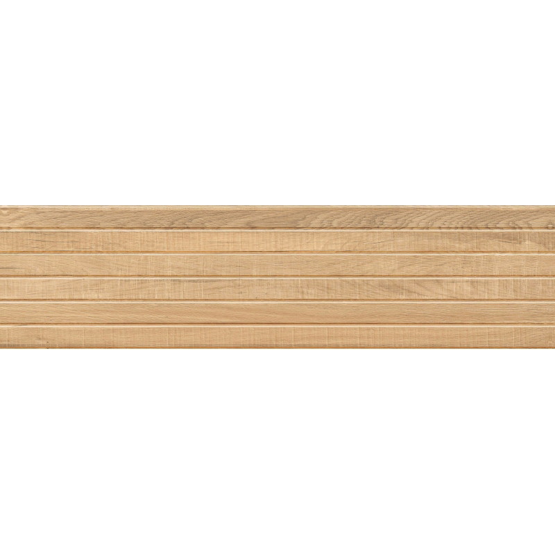 Mexen Western Wood Grès émaillé beige rectifié G1, carreau mural ressemblant au bois 120 x 30 cm, mat - TL702-120-030-55