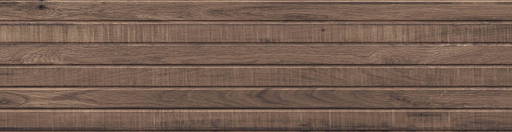 Mexen Western Wood Carreau en gré cérame émaillé rectifié Choco G1, imitation bois, mural 120 x 30 cm, mat