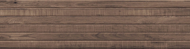 Mexen Western Wood Choco grès émaillé rect. G1, carreau mural effet bois 120 x 30 cm, mat - TL702-120-030-56
