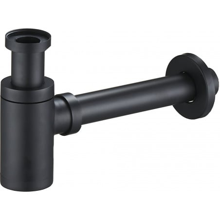 Mexen demi-siphon de lavabo rond, noir - 79950-70