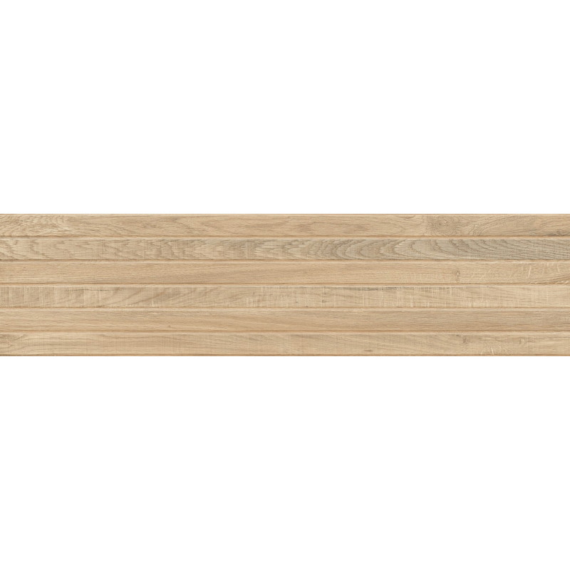 Mexen Western Wood Carreau murale aspect bois 120 x 30 cm, Miele, grès émaillé rectifié mat - TL702-120-030-57