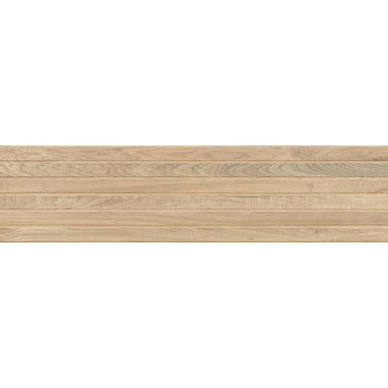 Mexen Western Wood Miele grès émaillé rectifié. G1, carreau mural imitation bois 120 x 30 cm, mat - TL702-120-030-57