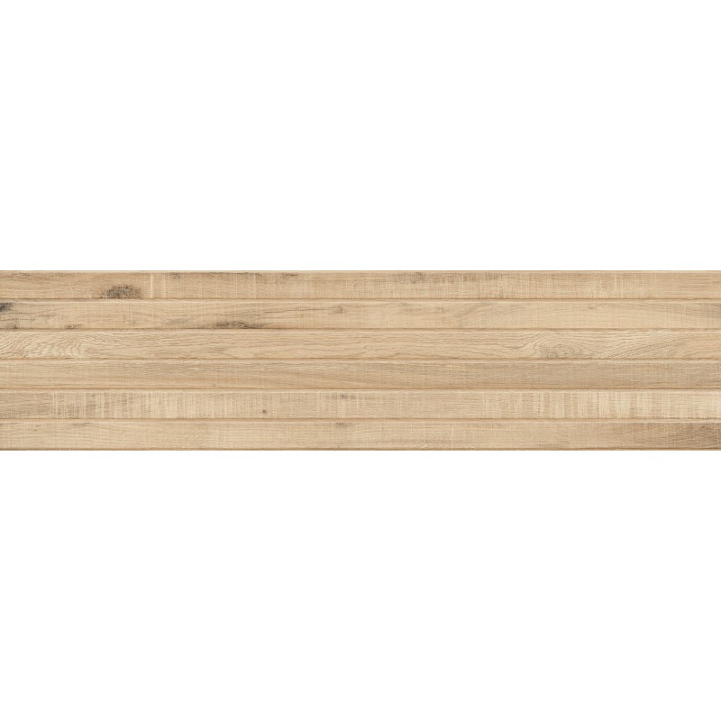 Mexen Western Wood Miele grès émaillé rectifié. G1, carreau mural imitation bois 120 x 30 cm, mat - TL702-120-030-57