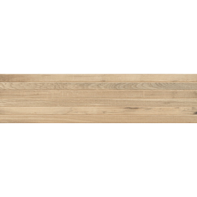 Mexen Western Wood Carreau murale aspect bois 120 x 30 cm, Miele, grès émaillé rectifié mat - TL702-120-030-57