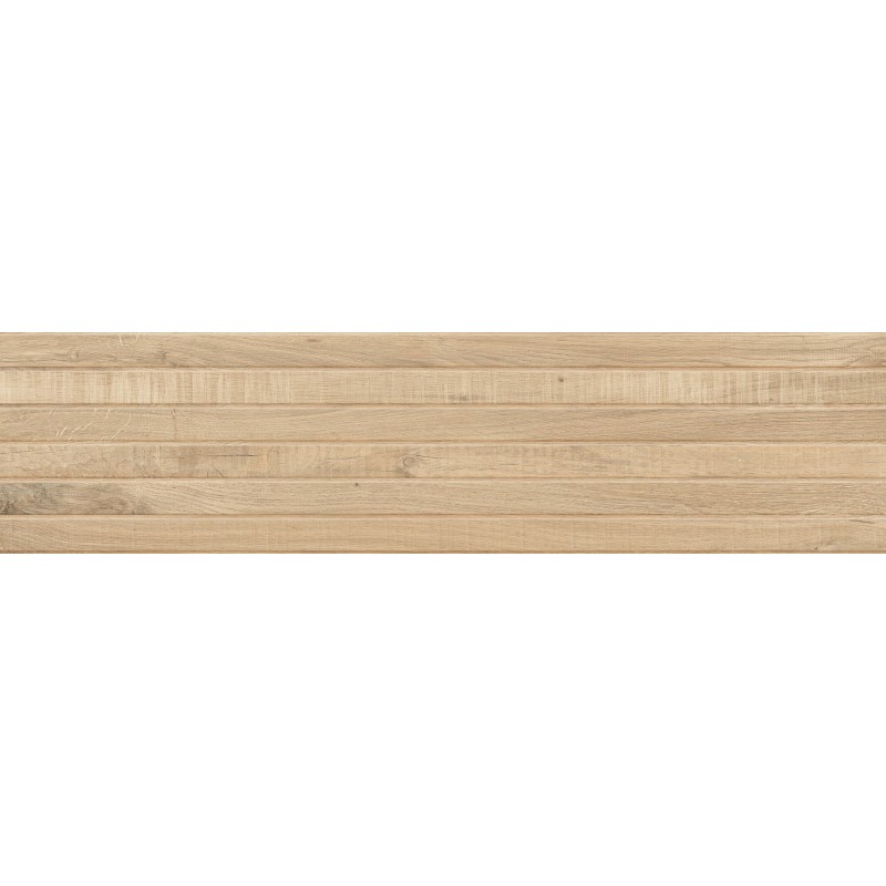 Mexen Western Wood Miele grès émaillé rectifié. G1, carreau mural imitation bois 120 x 30 cm, mat - TL702-120-030-57