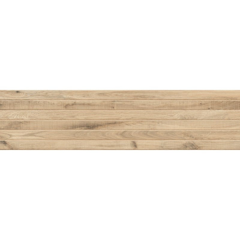 Mexen Western Wood Miele grès émaillé rectifié. G1, carreau mural imitation bois 120 x 30 cm, mat - TL702-120-030-57