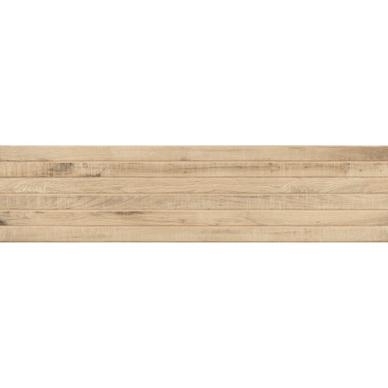 Mexen Western Wood Miele grès émaillé rectifié. G1, carreau mural imitation bois 120 x 30 cm, mat - TL702-120-030-57
