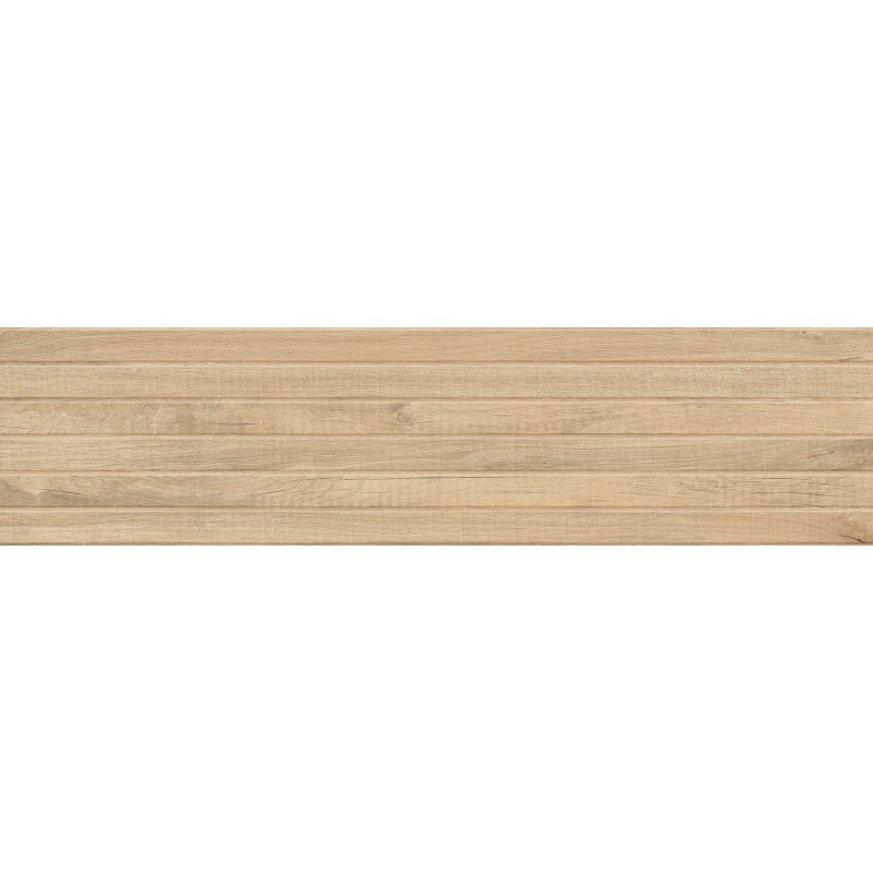 Mexen Western Wood Miele grès émaillé rectifié. G1, carreau mural imitation bois 120 x 30 cm, mat - TL702-120-030-57