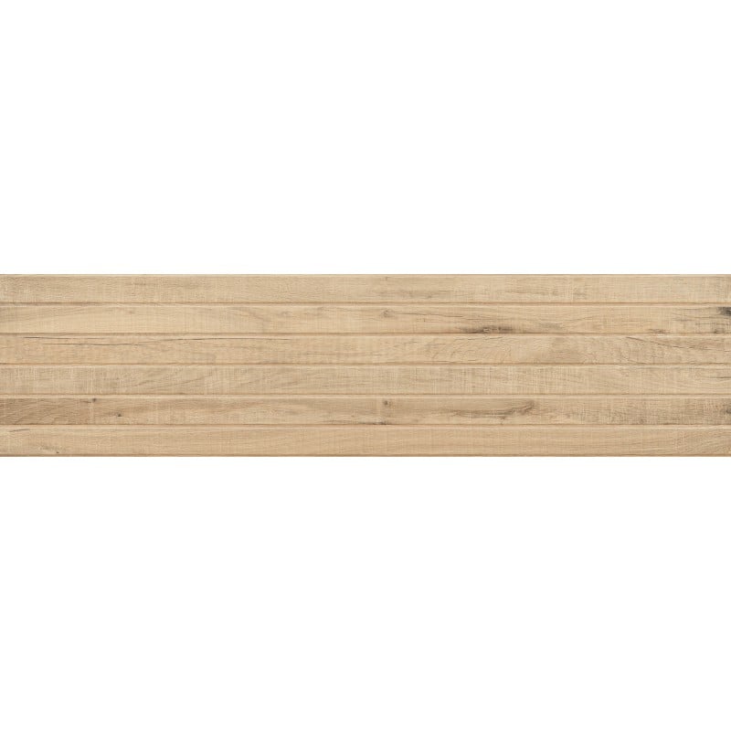 Mexen Western Wood Miele grès émaillé rectifié. G1, carreau mural imitation bois 120 x 30 cm, mat - TL702-120-030-57