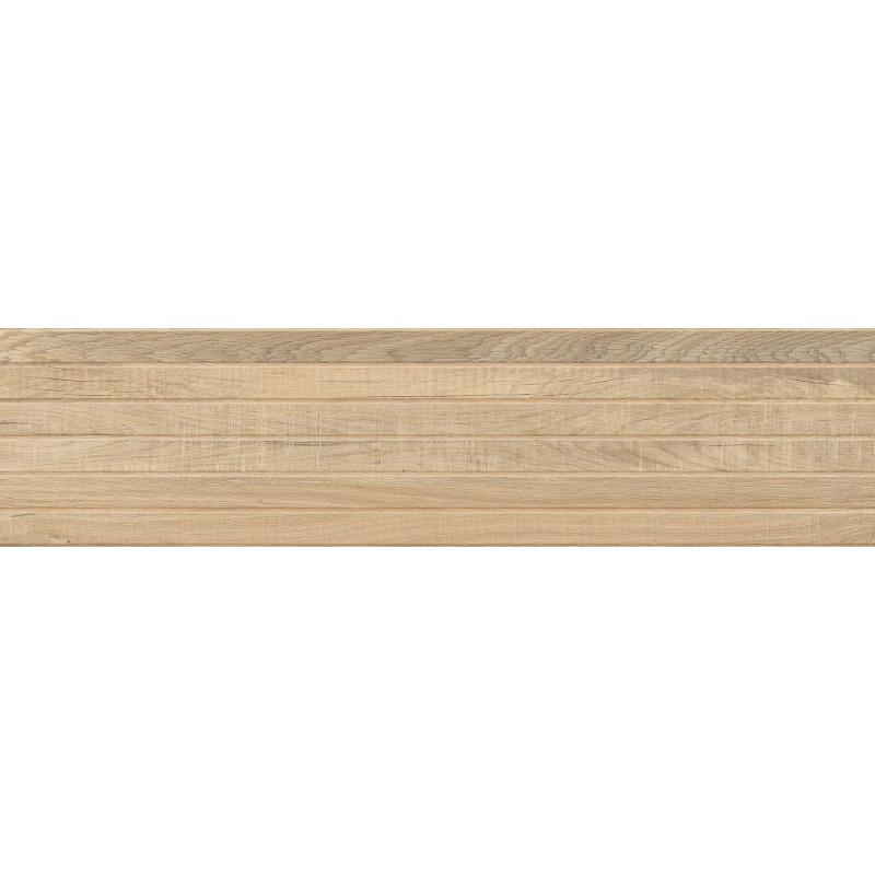 Mexen Western Wood Carreau murale aspect bois 120 x 30 cm, Miele, grès émaillé rectifié mat - TL702-120-030-57