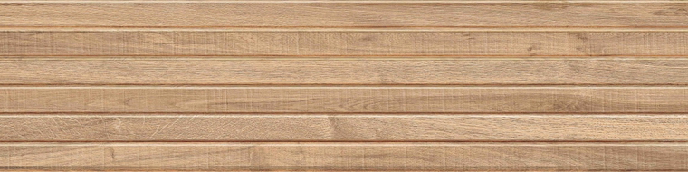 Mexen Mulberry Wood Honey grès émaillé rectifié G1, carreau mural aspect bois 120 x 30 cm, mat - TL703-120-030-51