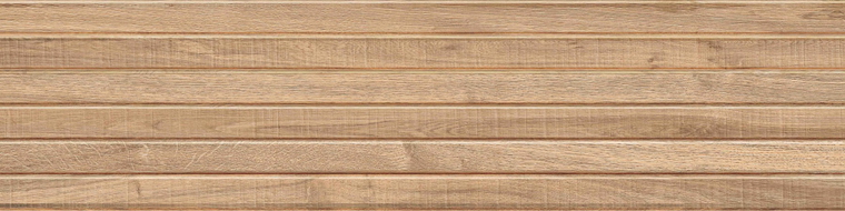 Mexen Mulberry Wood Honey grès émaillé rectifié G1, carreau mural imitation bois 120 x 30 cm, mat - TL703-120-030-51