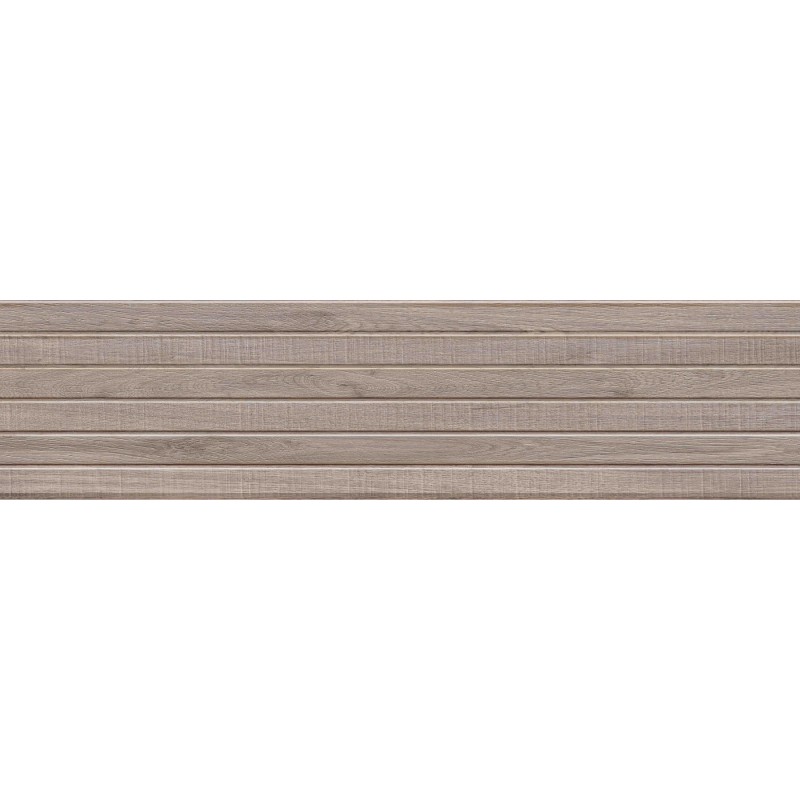 Mexen Mulberry Wood Gres émaillé Tortora rec. G1, carreaux muraux aspect bois 120 x 30 cm, mat - TL703-120-030-52