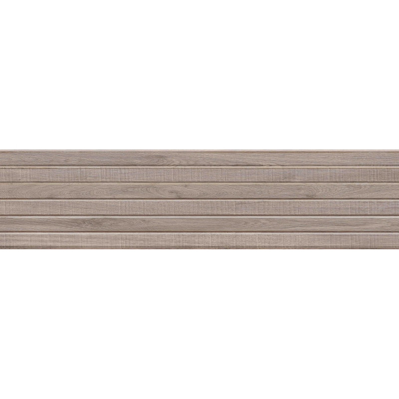 Mexen Mulberry Wood Tortora grès émaillé rect. G1, carreau mural aspect bois 120 x 30 cm, mat - TL703-120-030-52