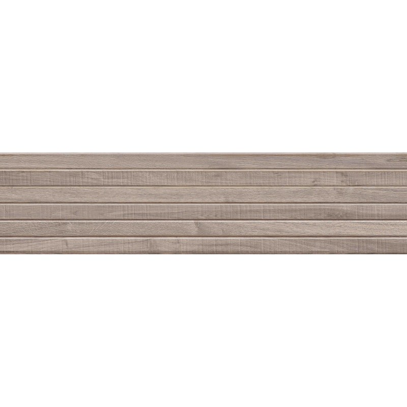 Mexen Mulberry Wood Gres émaillé Tortora rec. G1, carreaux muraux aspect bois 120 x 30 cm, mat - TL703-120-030-52