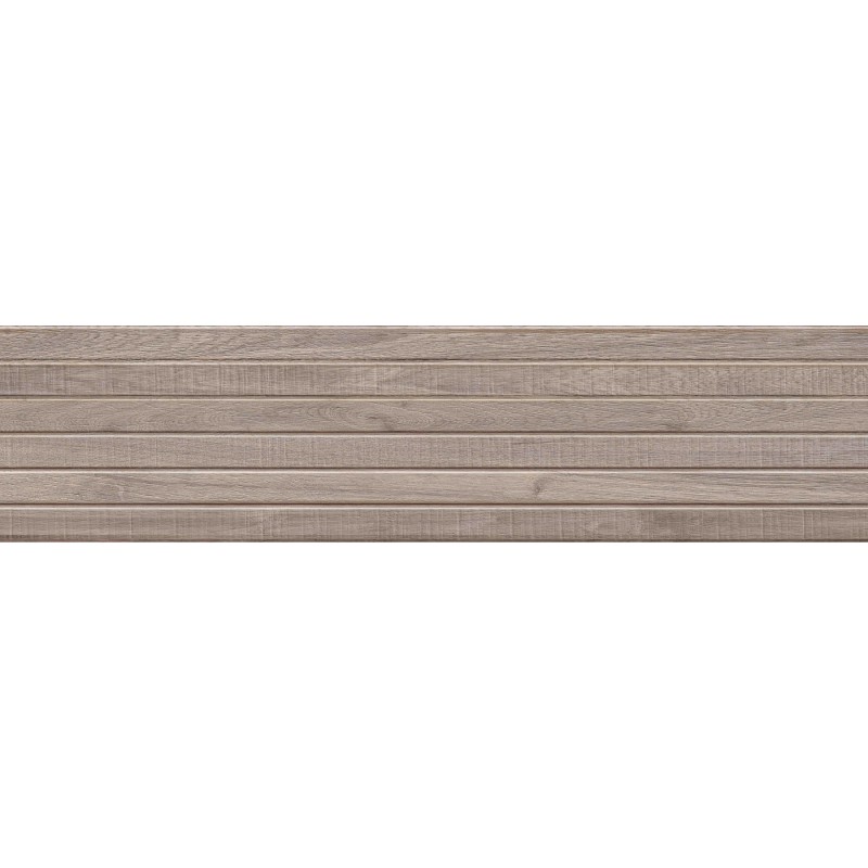 Mexen Mulberry Wood Gres émaillé Tortora rec. G1, carreaux muraux aspect bois 120 x 30 cm, mat - TL703-120-030-52