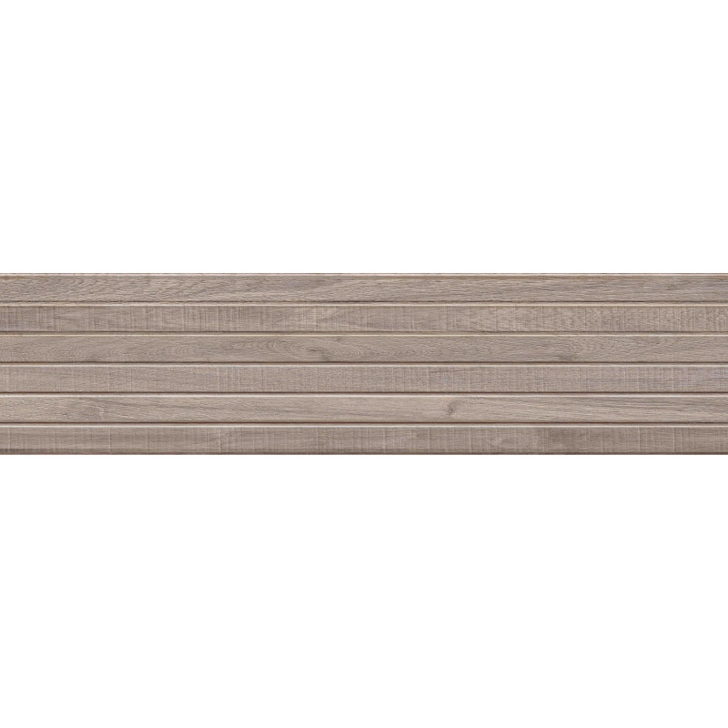 Mexen Mulberry Wood Tortora grès émaillé rect. G1, carreau mural aspect bois 120 x 30 cm, mat - TL703-120-030-52
