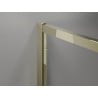 Mexen Exo-R 3S cabine de douche 3-parois pivotante 140 x 85 cm, transparente, dorée - 819-140-085-50-00-3S
