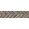 Mexen Native Grès noir émaillé rectifié G1, carreau effet bois pour sol et mur 120 x 30 cm, carving - TL704-120-030-00