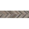 Mexen Native Grès noir émaillé rectifié G1, carreau effet bois pour sol et mur 120 x 30 cm, carving - TL704-120-030-00
