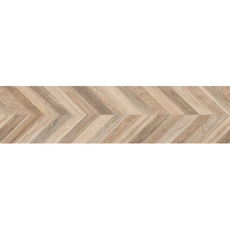 Mexen Native Miele grès émaillé rectifié. G1, carreau effet bois sol-mur 120 x 30 cm, carving - TL704-120-030-03