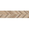 Mexen Native Miele grès émaillé rectifié. G1, carreau effet bois sol-mur 120 x 30 cm, carving - TL704-120-030-03