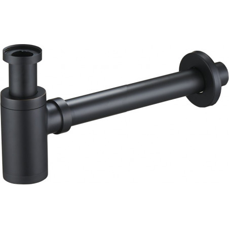 Mexen siphon de lavabo rond demi-syphon, noir antique - 79950-79