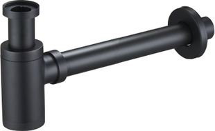Mexen siphon de lavabo rond demi-syphon, noir antique - 79950-79