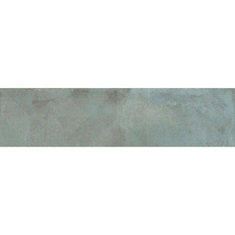 Mexen Lassa Spiga Aqua grès émaillé rectifié G1, carreau mural 120 x 30 cm, mat - TL705-120-030-50