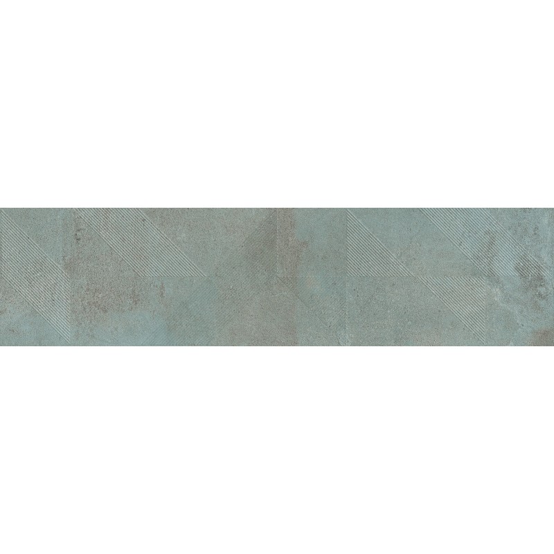 Mexen Lassa Spiga Aqua grès émaillé rectifié G1, carreau mural 120 x 30 cm, mat - TL705-120-030-50