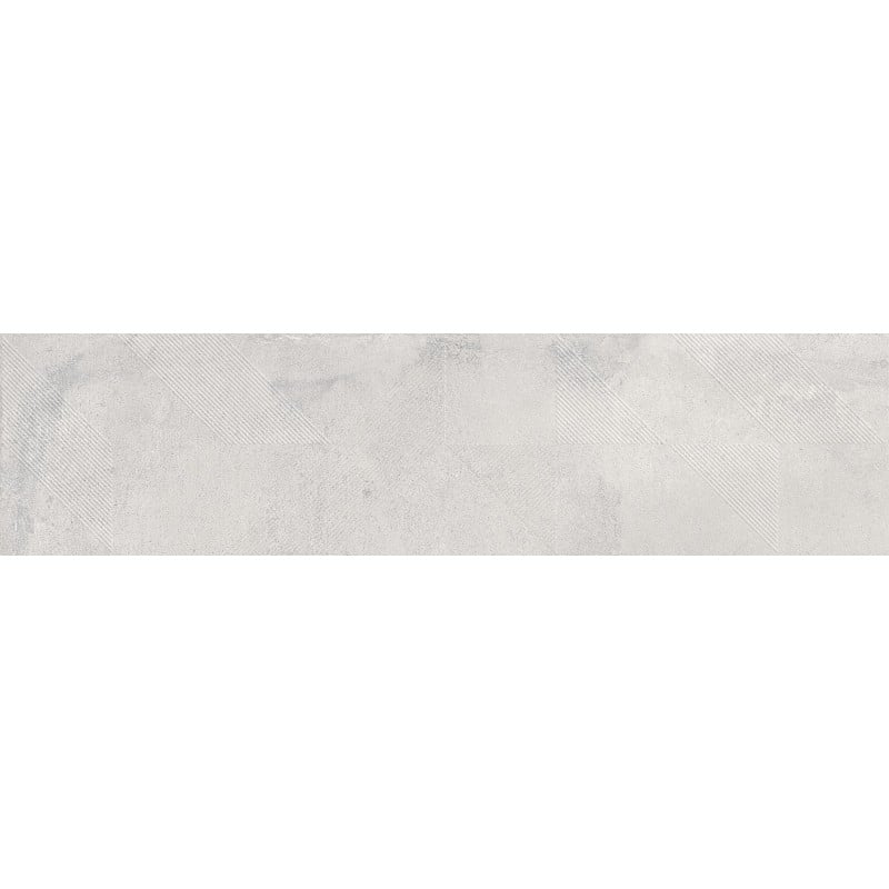 Mexen Lassa Spiga Bianco grès émaillé rectifié G1, carreau mural 120 x 30 cm, mat - TL705-120-030-52