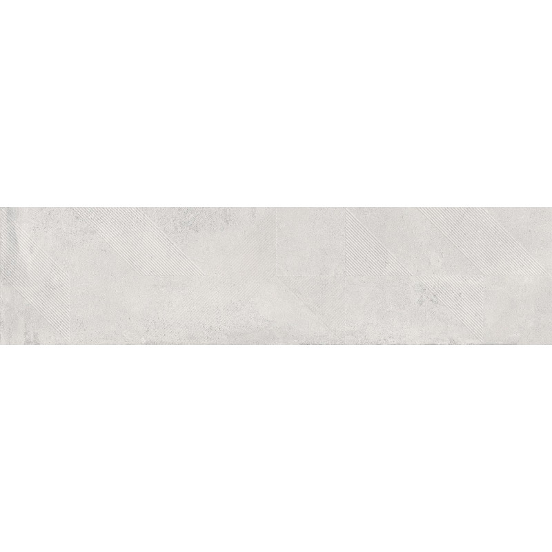 Mexen Lassa Spiga Bianco carreau en grès émaillé rectifié G1, carreau mural 120 x 30 cm, mat - TL705-120-030-52