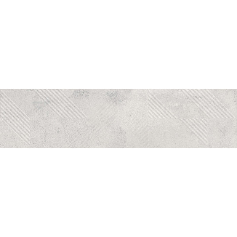 Mexen Lassa Spiga Bianco carreau en grès émaillé rectifié G1, carreau mural 120 x 30 cm, mat - TL705-120-030-52