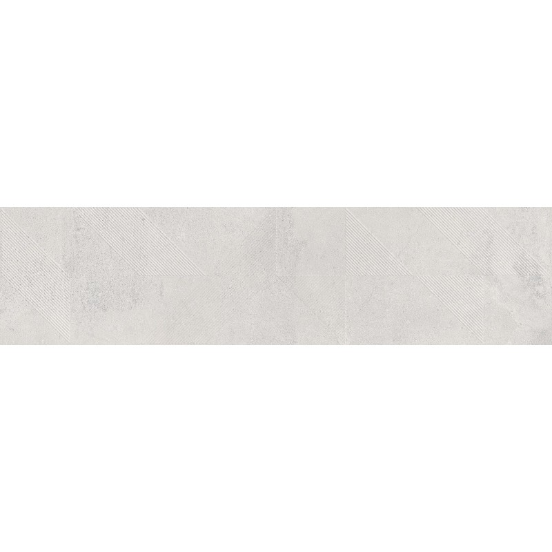 Mexen Lassa Spiga Bianco grès émaillé rectifié G1, carreau mural 120 x 30 cm, mat - TL705-120-030-52