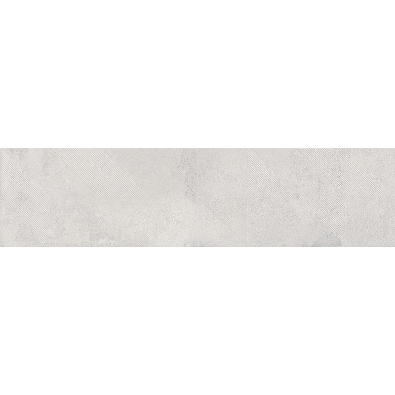 Mexen Lassa Spiga Bianco grès émaillé rectifié G1, carreau mural 120 x 30 cm, mat - TL705-120-030-52