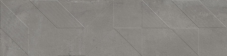 Mexen Lassa Spiga Steel grès émaillé rectifié G1, carreau mural 120 x 30 cm, mat - TL705-120-030-53