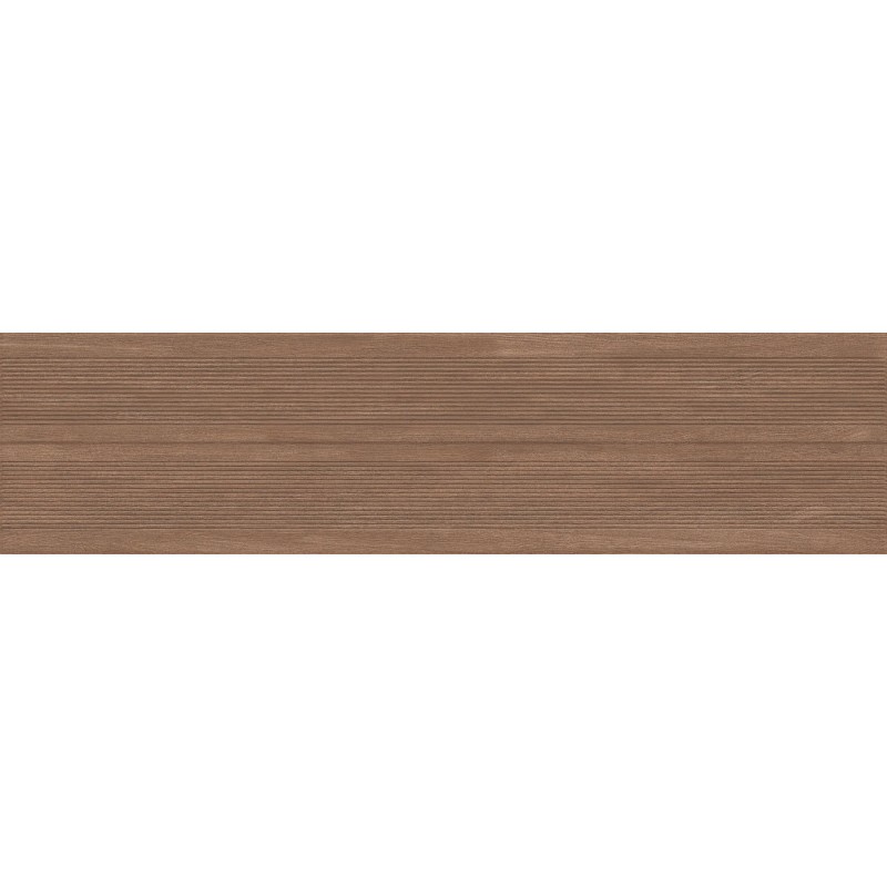 Mexen Prestige Wood Grès émaillé brun rectifié G1, carrelage mural imitation bois 120 x 30 cm, mat - TL706-120-030-50
