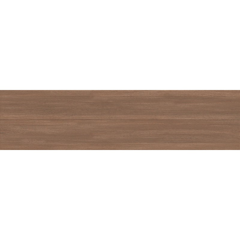 Mexen Prestige Wood Grès émaillé brun rectifié G1, carrelage mural imitation bois 120 x 30 cm, mat - TL706-120-030-50