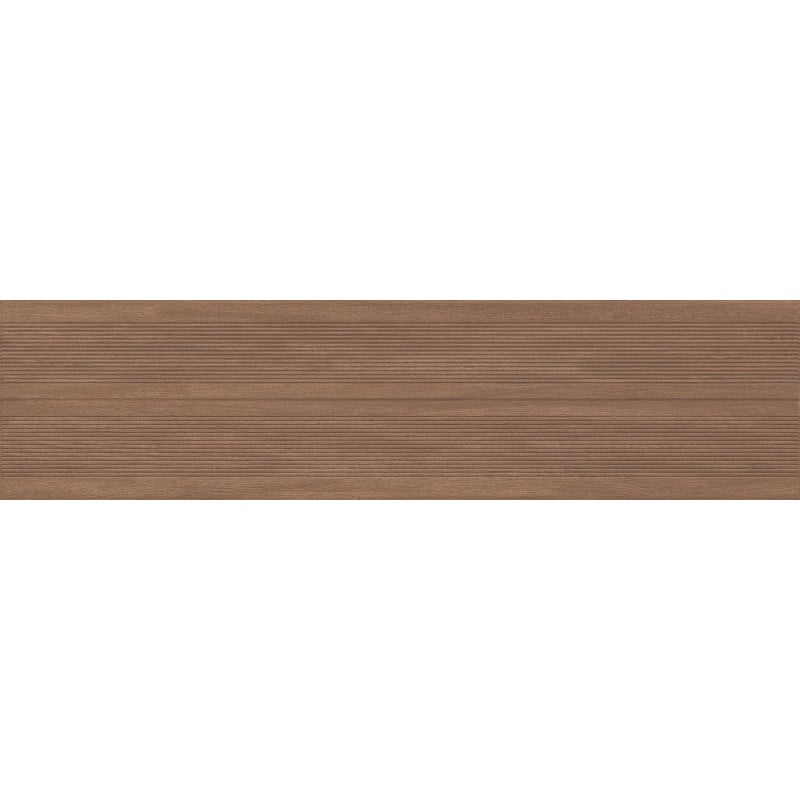 Mexen Prestige Wood Grès émaillé brun rectifié G1, carrelage mural imitation bois 120 x 30 cm, mat - TL706-120-030-50