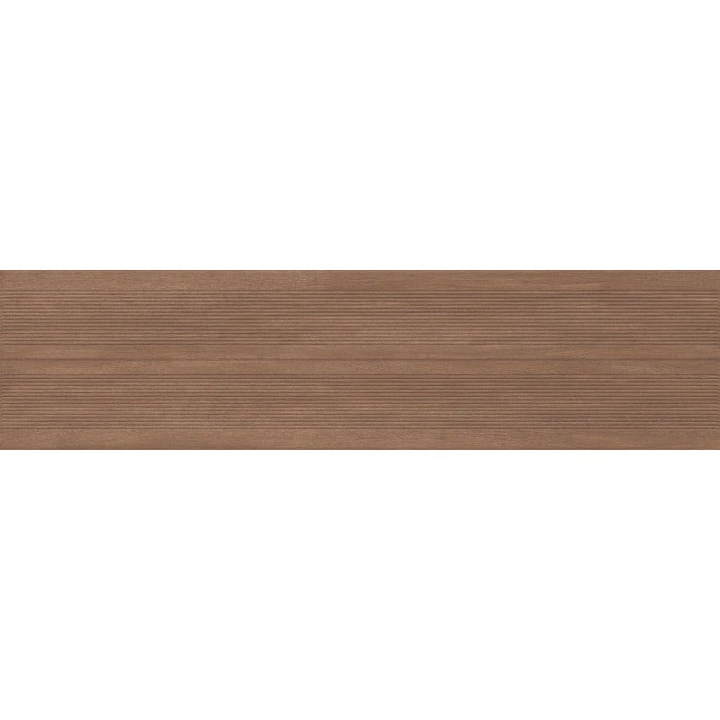 Mexen Prestige Wood Grès émaillé brun rectifié G1, carrelage mural imitation bois 120 x 30 cm, mat - TL706-120-030-50