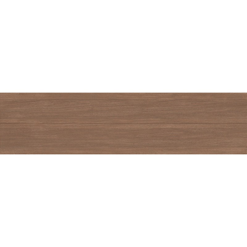 Mexen Prestige Wood Grès émaillé brun rectifié G1, carrelage mural imitation bois 120 x 30 cm, mat - TL706-120-030-50