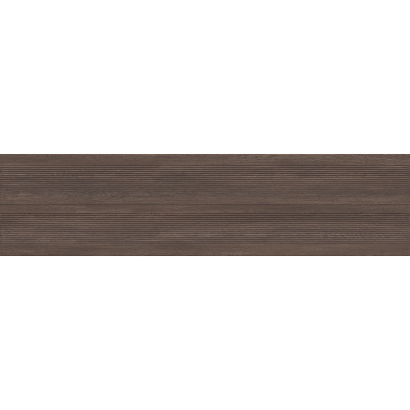 Mexen Prestige Wood Céramique émaillée rectifiée Coffee G1, carreau mural effet bois 120 x 30 cm, mat - TL706-120-030-51