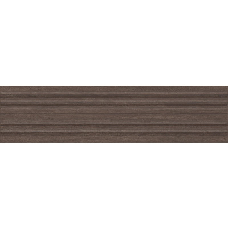 Mexen Prestige Wood Céramique émaillée rectifiée Coffee G1, carreau mural effet bois 120 x 30 cm, mat - TL706-120-030-51