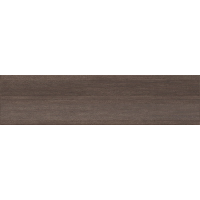 Mexen Prestige Wood Céramique émaillée rectifiée Coffee G1, carreau mural effet bois 120 x 30 cm, mat - TL706-120-030-51