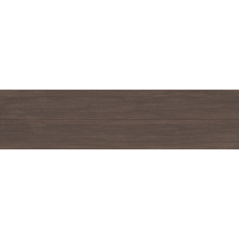 Mexen Prestige Wood Céramique émaillée rectifiée Coffee G1, carreau mural effet bois 120 x 30 cm, mat - TL706-120-030-51