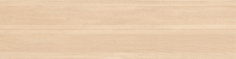 Mexen Prestige Wood Crème grès émaillé rectifié G1, carreau mural effet bois 120 x 30 cm, mat - TL706-120-030-52